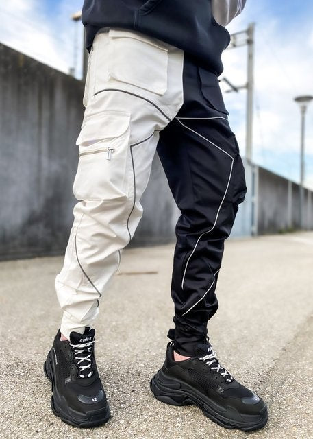 Reverse Pocket Stripe Joggers