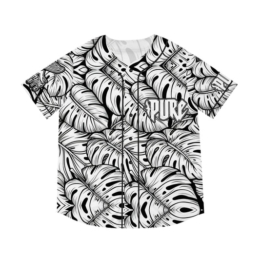 Straight Outta the Pacific Blk/Wht Baseball Jersey