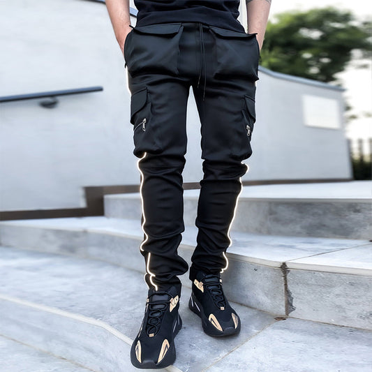 Reverse Pocket Stripe Joggers