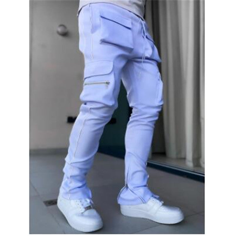 Reverse Pocket Stripe Joggers