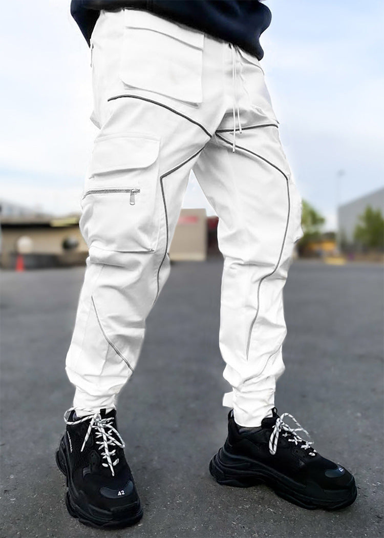 Reverse Pocket Stripe Joggers