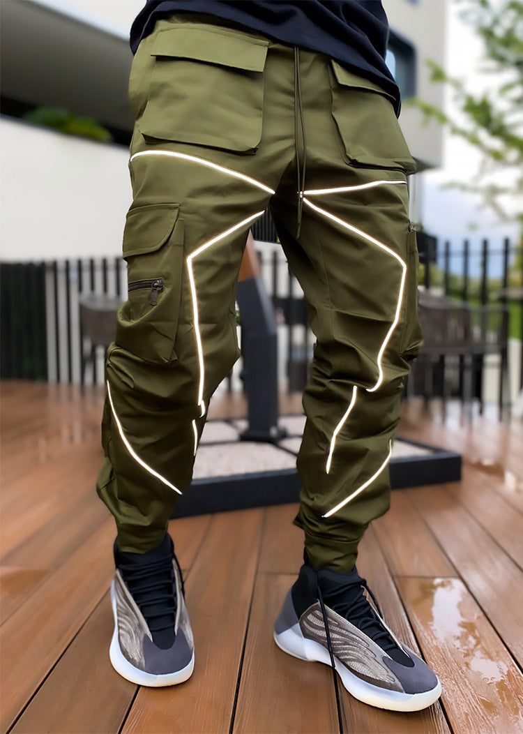 Reverse Pocket Stripe Joggers