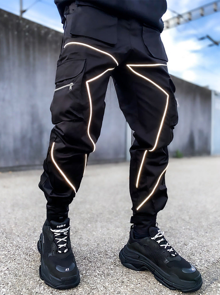 Reverse Pocket Stripe Joggers