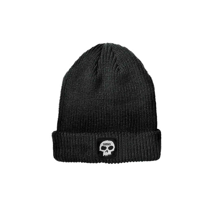 ZERO SINGLE SKULL PATCH BEANIE