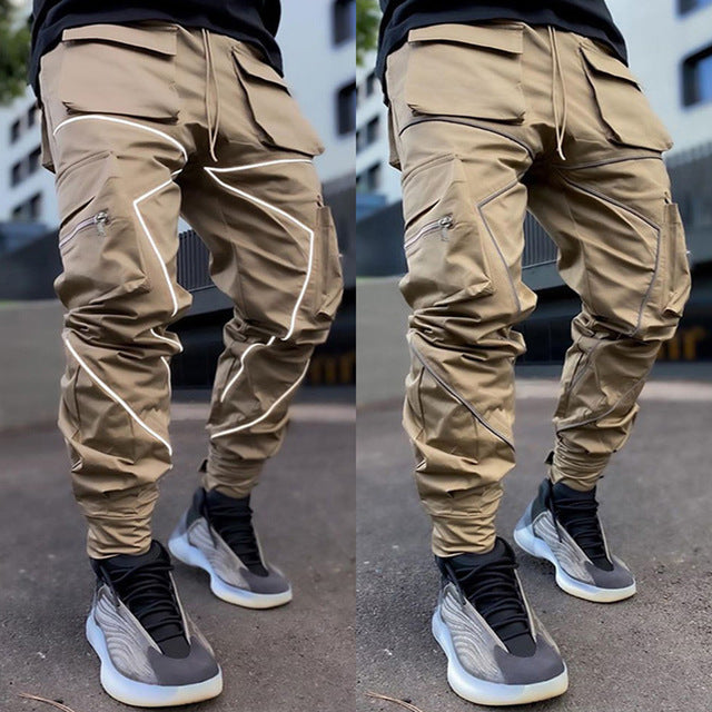 Reverse Pocket Stripe Joggers