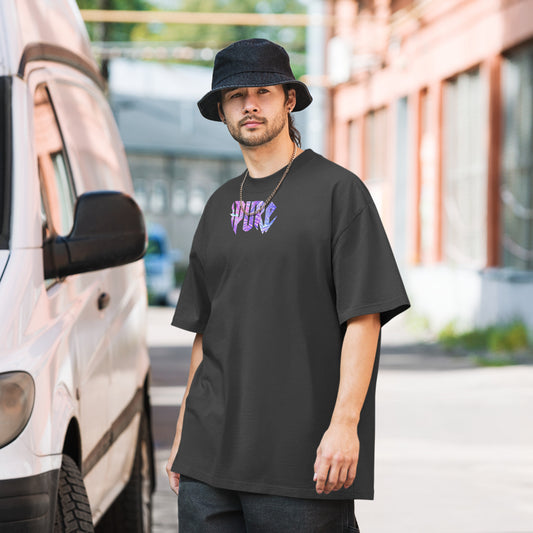 Straight Outta the Pacific Oversized faded t-shirt