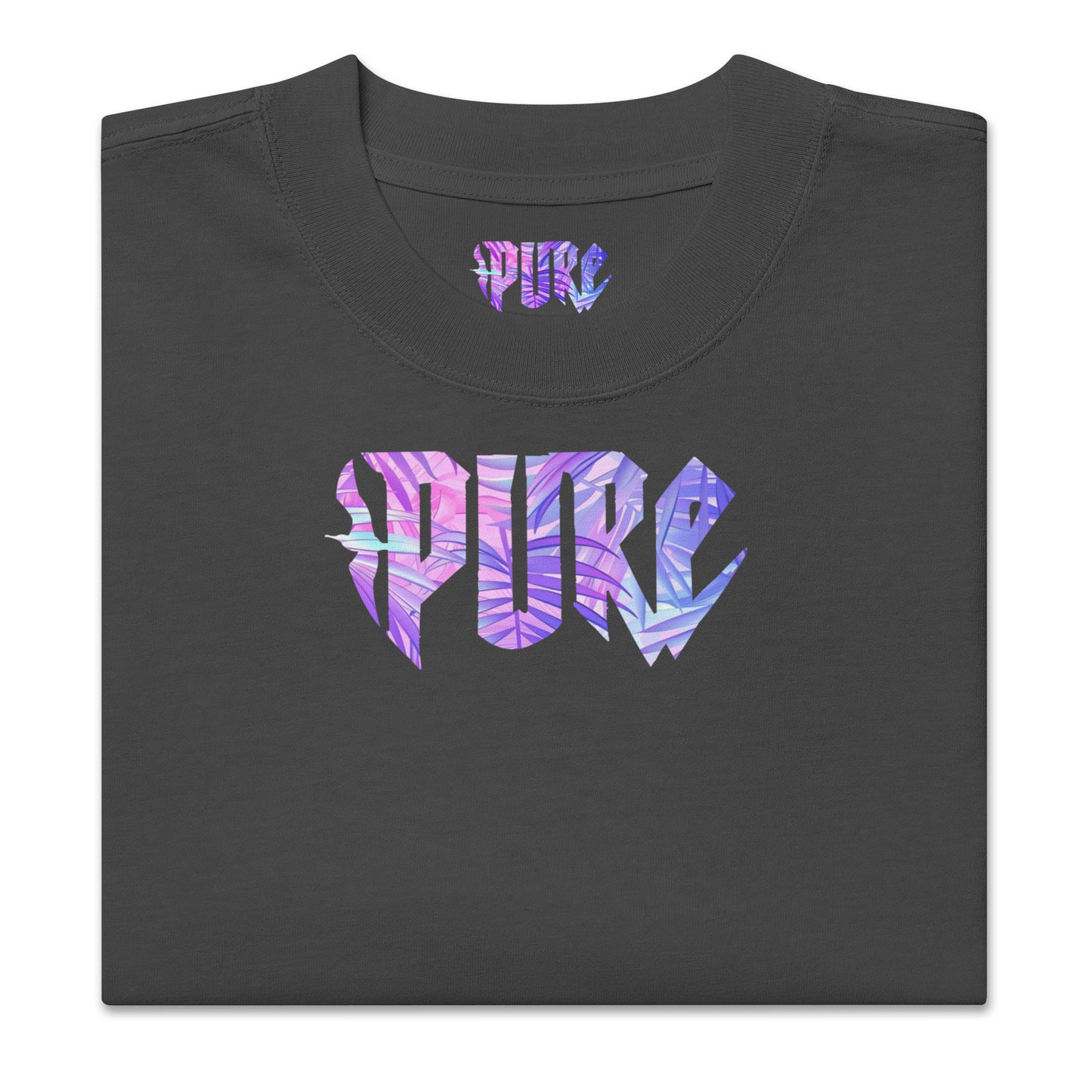 Straight Outta the Pacific Oversized faded t-shirt